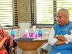 Bhupender Yadav during a meeting with UN Deputy Secretary-General Amina J. Mohammed on sidelines of Pre-COP, in Nadi, Fiji. (PTI photo)