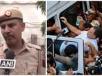 Several police personnel described their experiences during India bloc's protest in Delhi.