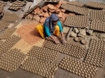 Gram it: With Navratri beginning on October 11, potters across the city are busy preparing diyas ahead of the festive season. In Gurugram, an artisan shapes clay to create earthen lamps, giving these form before these light up homes during the celebrations. This festive season, go #VocalForLocal and choose handmade diyas to support local potters and their craft.