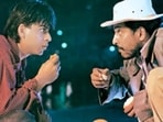 Shah Rukh Khan and Nana Patekar first worked together in the 1992 film Raju Ban Gaya Gentleman. 