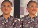 Aamir Khan embraces his silver hair look. 
