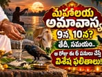 మహాలయ అమావాస్య 9న, 10న? తేదీ, సమయం.. ఆ రోజు ఈ 6 పనులు చేస్తే విశేష ఫలితాలు!(AI)