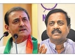Senior NCP leaders Praful Patel (left) and Sunil Tatkare both expressed concern about the development.