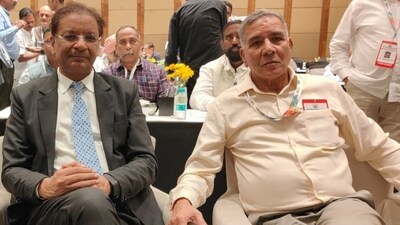 BFI president Ajay Singh (left) with secretary general Pramod Kumar. BFI president Ajay Singh (left) with secretary general Pramod Kumar.