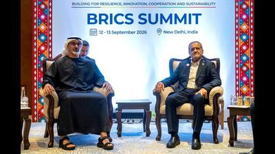 India facilitated direct engagement between the UAE and Iran at the BRICS summit, with the aim of easing tensions between the two. (West Asia News Agency (WANA) via Reuters) India facilitated direct engagement between the UAE and Iran at the BRICS summit, with the aim of easing tensions between the two. (West Asia News Agency (WANA) via Reuters)