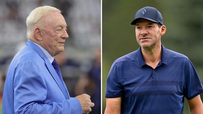 Jerry Jones offered strong support for his former quarterback, Tony Romo. (L - IMAGN IMAGES via Reuters Connect ; R - Getty Images via AFP) Jerry Jones offered strong support for his former quarterback, Tony Romo. (L - IMAGN IMAGES via Reuters Connect ; R - Getty Images via AFP)