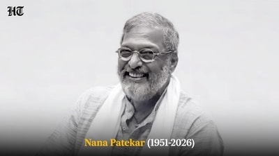 Nana Patekar, a three-time National Award winner, died aged 75 on Thursday morning. Nana Patekar, a three-time National Award winner, died aged 75 on Thursday morning.