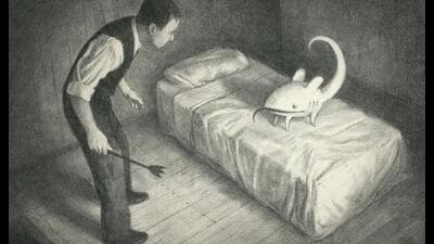 Shaun Tan’s 2006 work, The Arrival, unfolds through images and not words. Shaun Tan’s 2006 work, The Arrival, unfolds through images and not words.