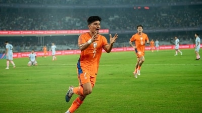 For some time, Anirudh Thapa gave India hope against Uruguay. (AIFF) For some time, Anirudh Thapa gave India hope against Uruguay. (AIFF)