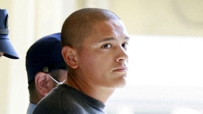 US Marine Lance Corporal Devin Jacob Ballard is accused of killing a woman in Naha, Okinawa Prefecture, Japan. (via REUTERS)