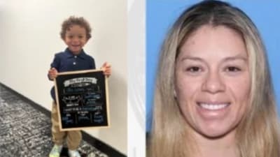 Who is Joshua Ovalles (L)? Amber Alert canceled for 3-year-old Beaverton boy believed to be with non-custodial parent Mari Martinez (R), but child remains missing (ospsocial/Instagram)