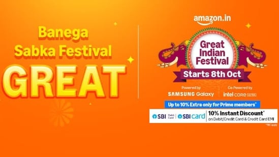 Amazon Great Indian Festival began in India on October 8.