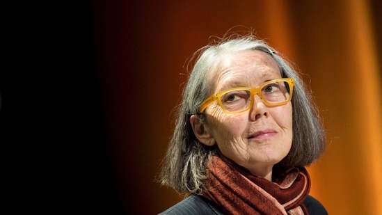 Anne Carson, Nobel Prize-winning Canadian poet and essayist 

(TT News Agency/Pontus Lundahl via REUTERS ATTENTION EDITORS - THIS IMAGE WAS PROVIDED BY A THIRD PARTY. SWEDEN OUT. NO COMMERCIAL OR EDITORIAL SALES IN SWEDEN.     TPX IMAGES OF THE DAY)