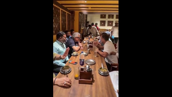 On Wednesday, the MPs went for lunch at Sagar Ratna, a popular South Indian joint on Janpath. (@INCIndia X)