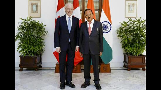 T.he optics of the dialogue between Doval and Morrison are important. Prime Minister Narendra Modi has reiterated in multiple international fora that economic interests of India cannot be met at the cost of its security and territorial integrity. (MEA via PTI)