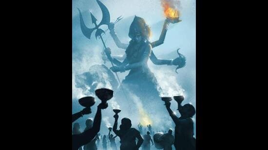 The nine devis are not distant idols worshipped for a week and a half, but reminders of what women embody daily: Rootedness, creativity, fierceness, healing, and strength. (Pinterest)