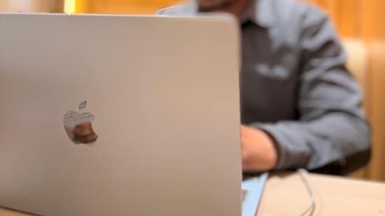 MacBook Air M5 is discounted again as part of the Amazon Great Indian Festival 2026 sale.(Shaurya Sharma/ Hindustan Times)