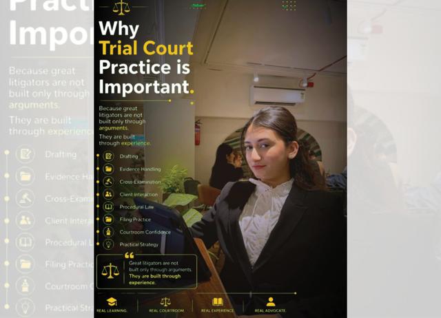 Bombay High Court advocate Saakshi Baadkar breaks down courtroom jargon and legal terms. (INSTAGRAM/@SAKSHI_2000.EARTH) Bombay High Court advocate Saakshi Baadkar breaks down courtroom jargon and legal terms. (INSTAGRAM/@SAKSHI_2000.EARTH)