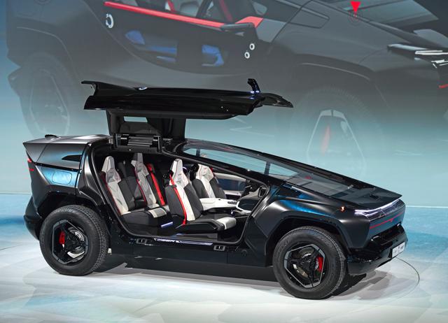 The cars are outfitted with a halo cooling system that blows cold air across the roof.