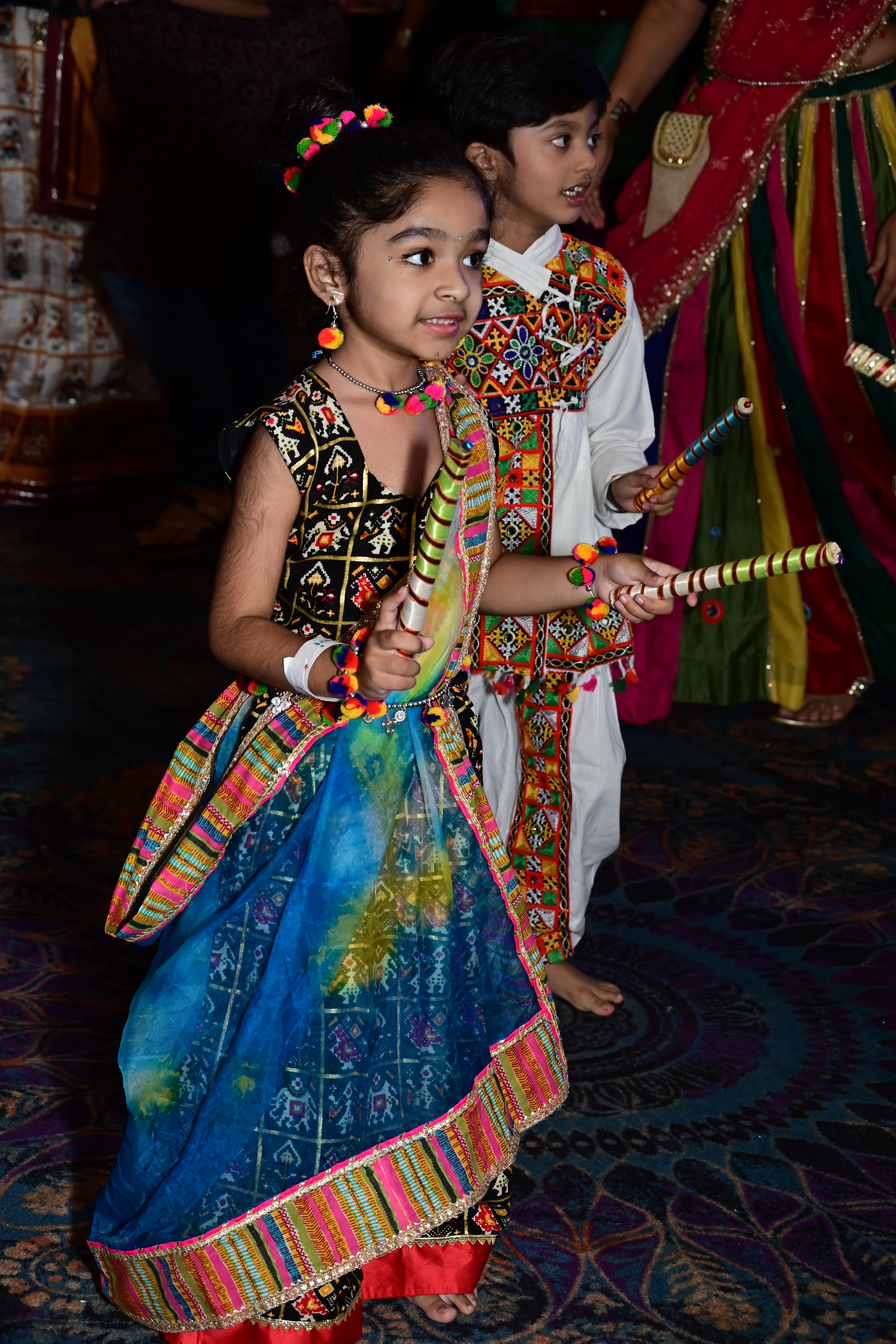 Jumpstart International Preschool & Learning Center in Pune hosts an annual dandiya event with children at the heart of the celebrations
