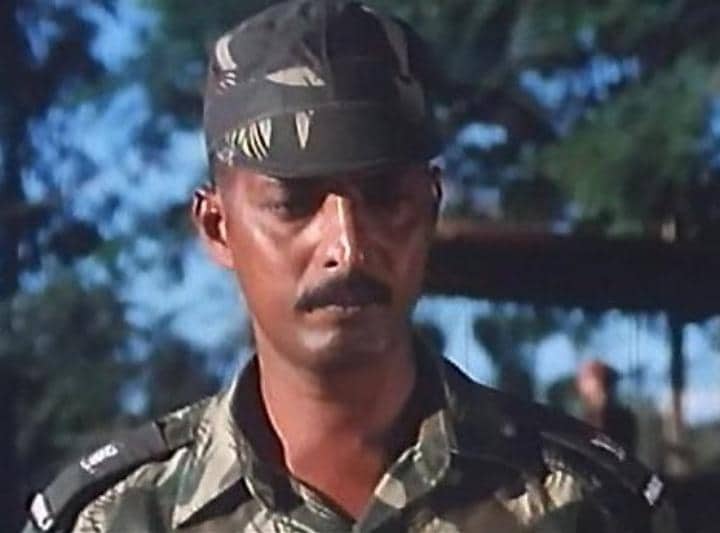 Nana Patekar in a still from Prahaar, his directorial debut.