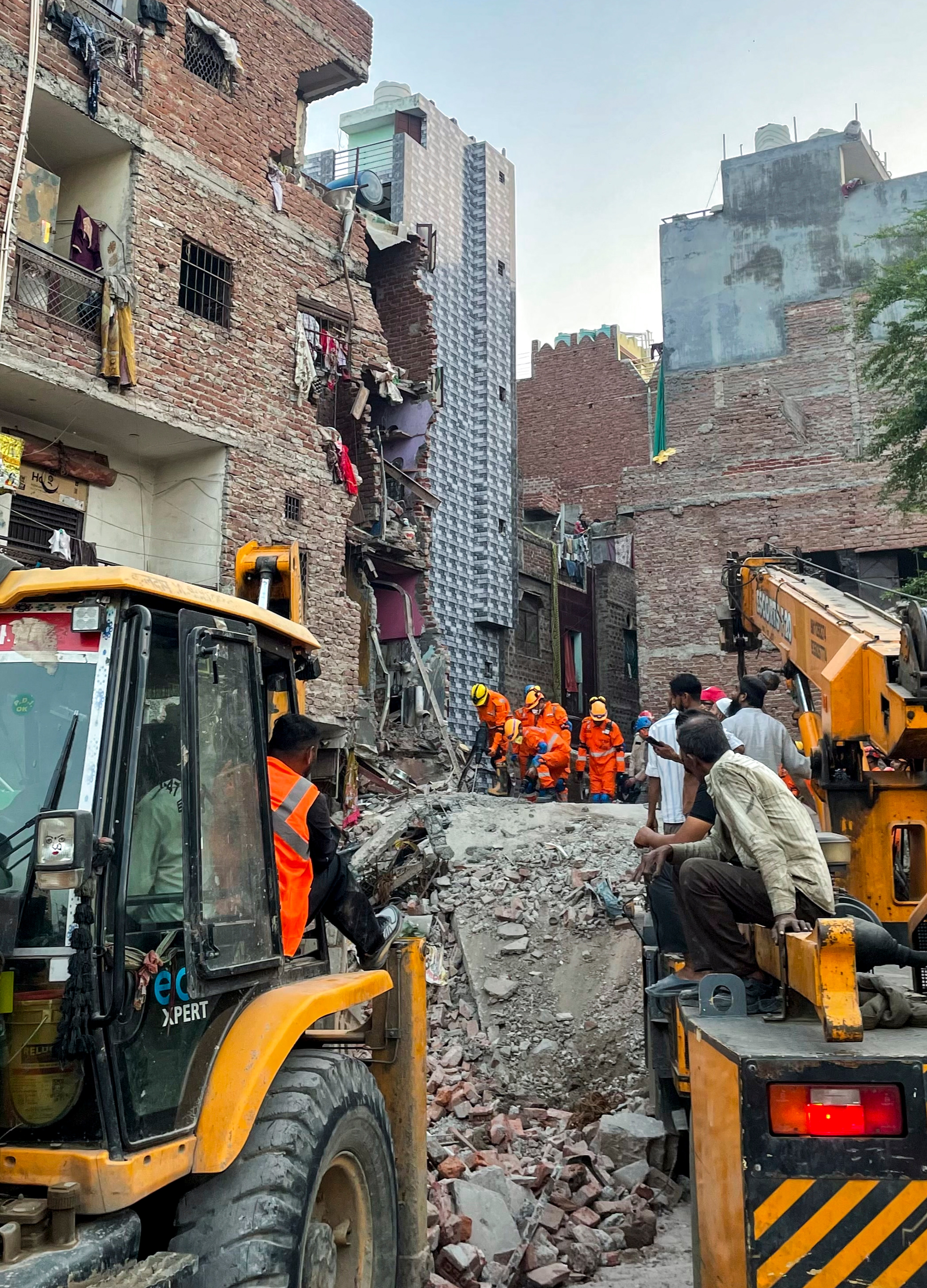 Multiple teams are assisting with the rescue operations. (PTI) Multiple teams are assisting with the rescue operations. (PTI)
