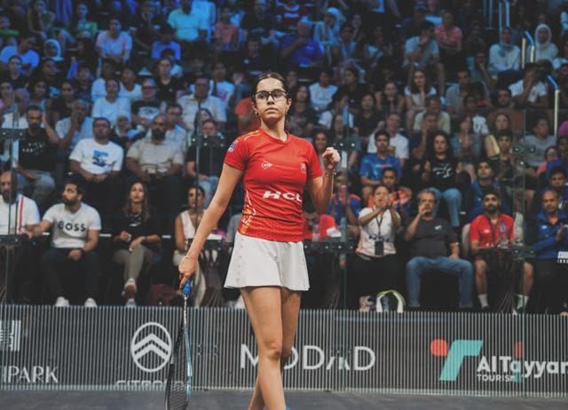 Anahat Singh features in the World Book of Records for her squash accomplishments. (INSTAGRAM/@ANAHATSINGH13) Anahat Singh features in the World Book of Records for her squash accomplishments. (INSTAGRAM/@ANAHATSINGH13)