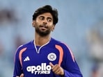 Mayank Yadav picked up two early wickets vs West Indies Mayank Yadav picked up two early wickets vs West Indies