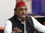 Addressing media persons, SP chief Akhilesh Yadav renewed the party’s commitment to its PDA alliance. (File)