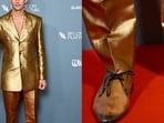 Alexander Skarsgård's lace-up shoes have sparked a debate online