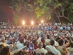 The action follows the police’s decision on Thursday to deny permission for the agitation, which continued despite the cancellation of an earlier authorisation. (HT FILE)