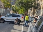 A man is detained after a shooting reportedly involving US Immigration and Customs Enforcement (ICE) officers in the Bronx borough of New York City.(REUTERS)