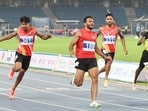 Manikanta Hoblidhar won the men's 100m final at the National Open Athletics Championships 2026(HT)
