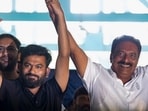 Cockroach Janta Party (CJP) founder Abhijeet Dipke and actor-activist Prakash Rajduring the people's tribunal protest, organised by various civil society groups against the Special Intensive Revision (SIR) of electoral rolls, at Freedom Park in Bengaluru. (PTI Photo/Shailendra Bhojak)(PTI10_08_2026_000211A)