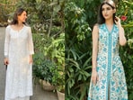 Chikankari vs embroidered kurtas: Which festive style should you pick?(Pinterest)