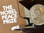 A replica of the Nobel Peace Prize medal is placed at the Norwegian Nobel Institute, where the laureate of the Nobel Peace Prize is announced, in Oslo, Norway, October 9, 2026. REUTERS/Tom Little