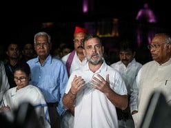 ‘রাষ্ট্রপতি ভোটচুরির প্রমাণ চেয়েছেন,আমাদের কাছে তা আছে’, দিল্লিতে বার্তা রাহুলের (Photo by Arun SANKAR / AFP)