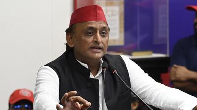 Addressing media persons, SP chief Akhilesh Yadav renewed the party’s commitment to its PDA alliance. (File)