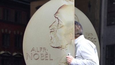 In the end, the Nobel Prize for a particular field in any given year is awarded to at most three recipients. (REUTERS)
