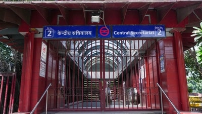 Central Secretariat among 57 metro stations likely to be closed today. (PTI) Central Secretariat among 57 metro stations likely to be closed today. (PTI)