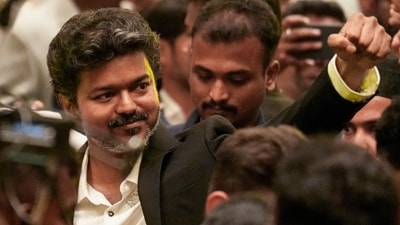 Vijay's TVK won both the bypolls in Tamil Nadu which gives a boost to the party numbers in the assembly. (PTI) Vijay's TVK won both the bypolls in Tamil Nadu which gives a boost to the party numbers in the assembly. (PTI)