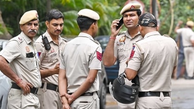 Around 26,000 security personnel from the central forces have been deployed in the national capital in view of the CJP protest. Photo for representation (Sanjeev Verma/ Hindustan Times) Around 26,000 security personnel from the central forces have been deployed in the national capital in view of the CJP protest. Photo for representation (Sanjeev Verma/ Hindustan Times)