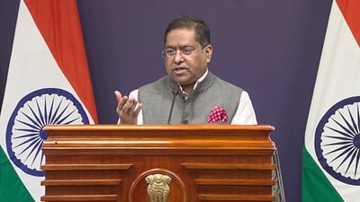 MEA Spokesperson Randhir Jaiswal. (MEA) MEA Spokesperson Randhir Jaiswal. (MEA)
