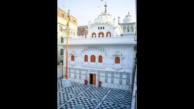 The announcement was made during a ceremony marking the birth anniversary of Guru Ram Das at Chuna Mandi in Lahore (HT)