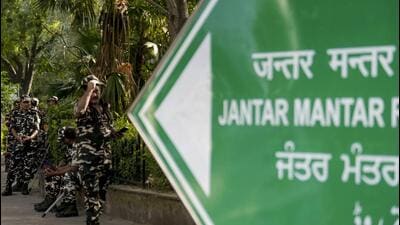 The court also stressed that any alternative site should have basic amenities, including portable cabins, toilets, drinking water and medical facilities (PTI) The court also stressed that any alternative site should have basic amenities, including portable cabins, toilets, drinking water and medical facilities (PTI)