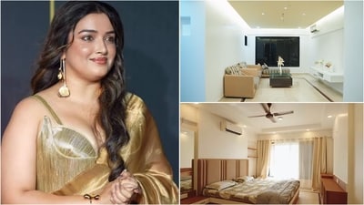 Amrapali Dubey’s Mumbai home blends minimalist interiors with traditional touches.