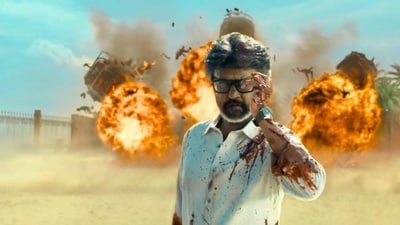 Rajinikanth's still from Jailer 2 teaser announcement. (Instgaram) Rajinikanth's still from Jailer 2 teaser announcement. (Instgaram)