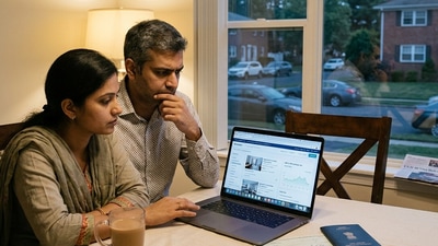 US Green Card restrictions: While the move may prompt some Indian techies to reassess their plans, whether they invest in real estate back home remains to be seen. (Photo for representational purposes only) (Gemini-generated image)