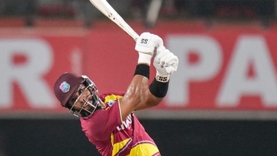 Shai Hope was the star of the show as he remained unbeaten on 102 runs, his third century in this tour. (PTI)