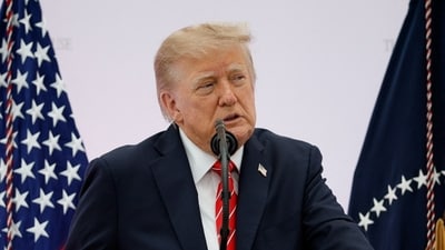 Trump has reposted a post criticising Nobel Peace Prize winner Navi Pillay, Trump has reposted a post criticising Nobel Peace Prize winner Navi Pillay,